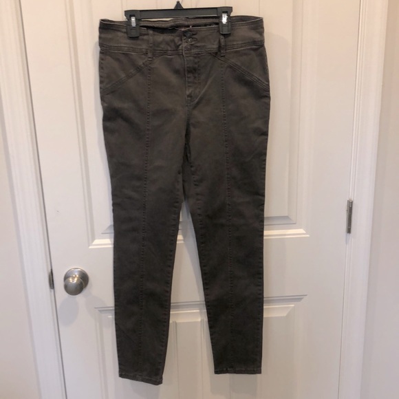 Unionbay Juniors Size 11 High Rise brown skinny pants - Picture 3 of 5